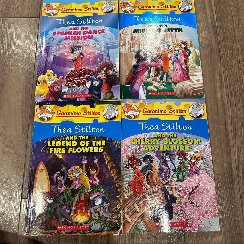4 Geronimo Stilton Thea Stilton Paperback Books